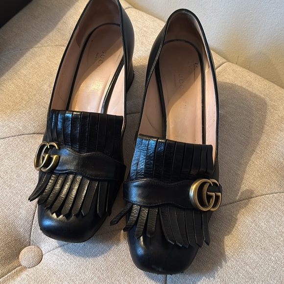 Gucci Heeled Loafers - Picture 3 of 11